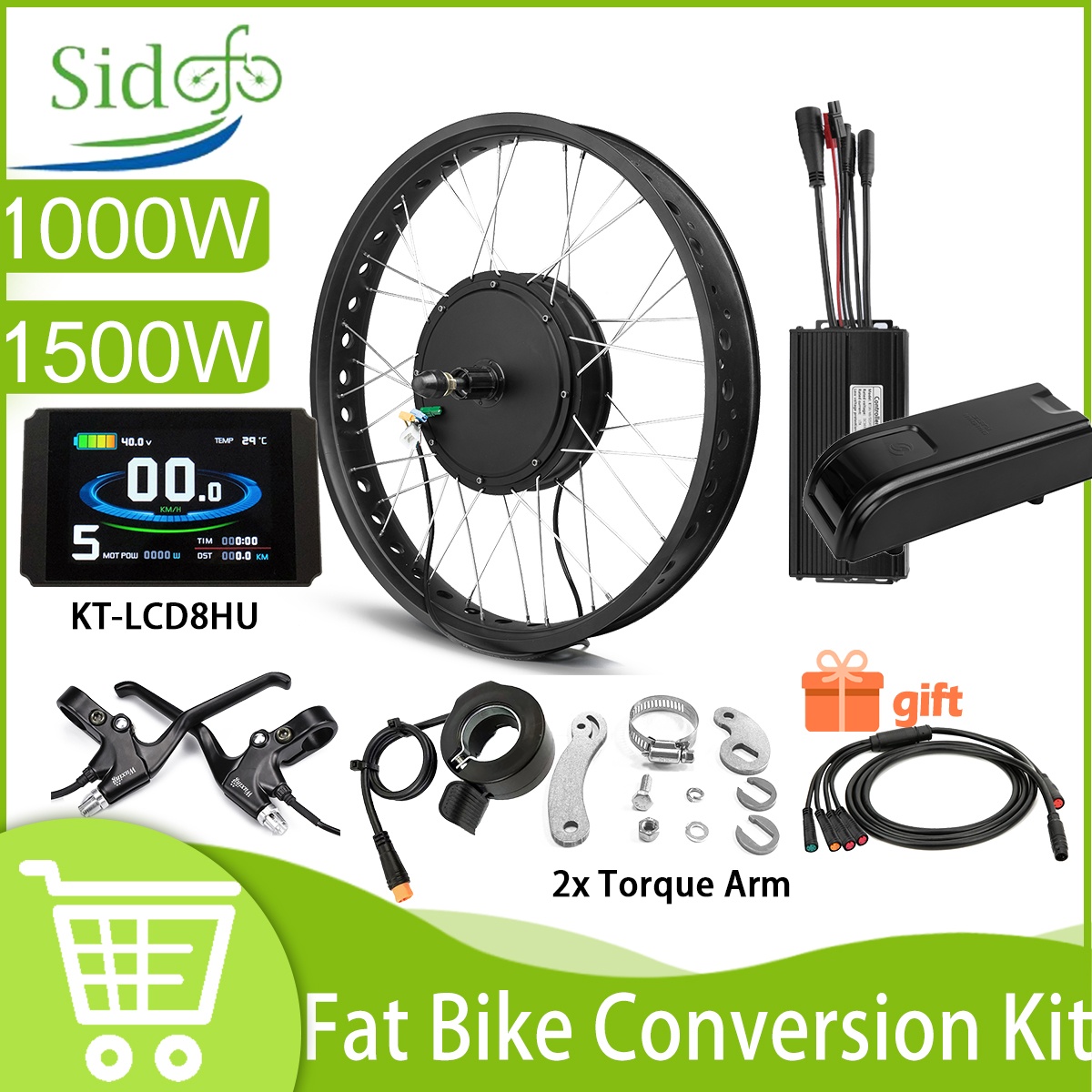 Fatbike 48V 1500W 1000W Elektr – Fat Tire Electric Bike Conversion Kit 1500W Bewertung und Preis